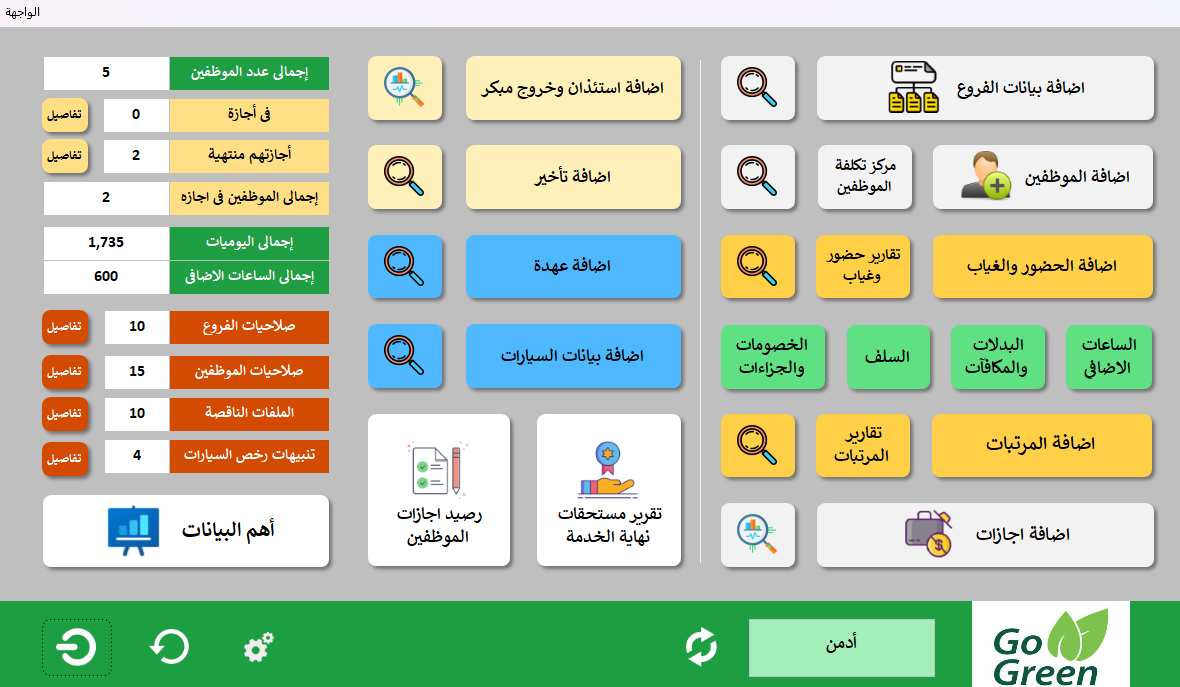 برنامج شئون الموظفين